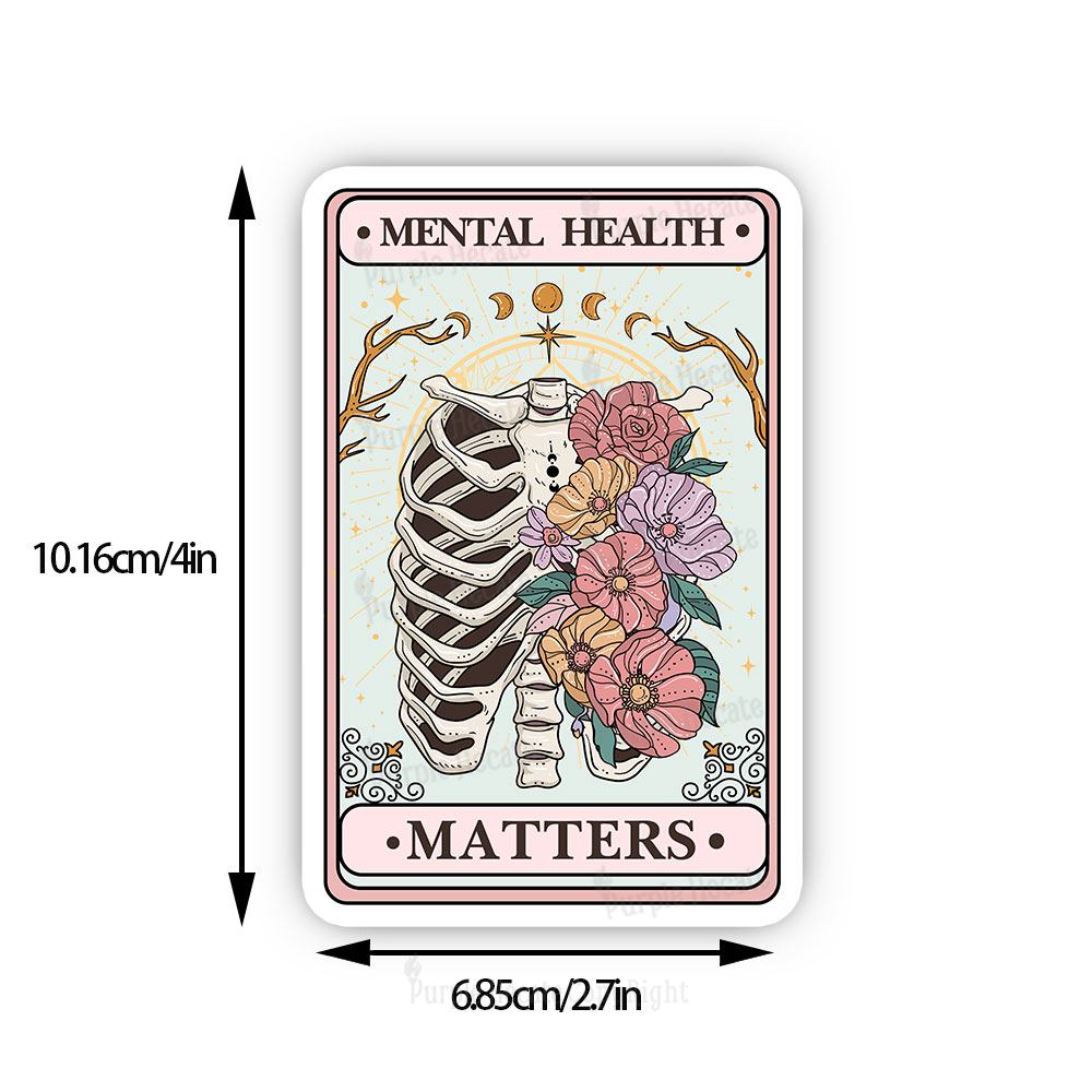 Purplehecate Mental Health Matters Sticker