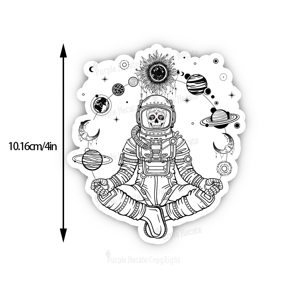 Purplehecate Cosmic Meditator Sticker