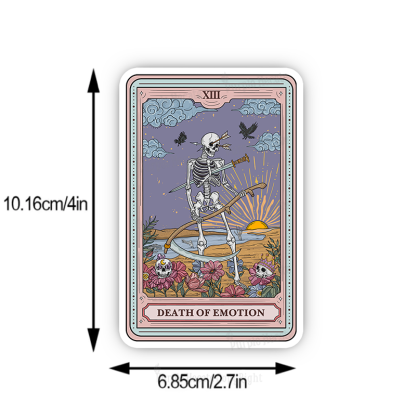 Purplehecate The Death Of Emotion Tarot Sticker