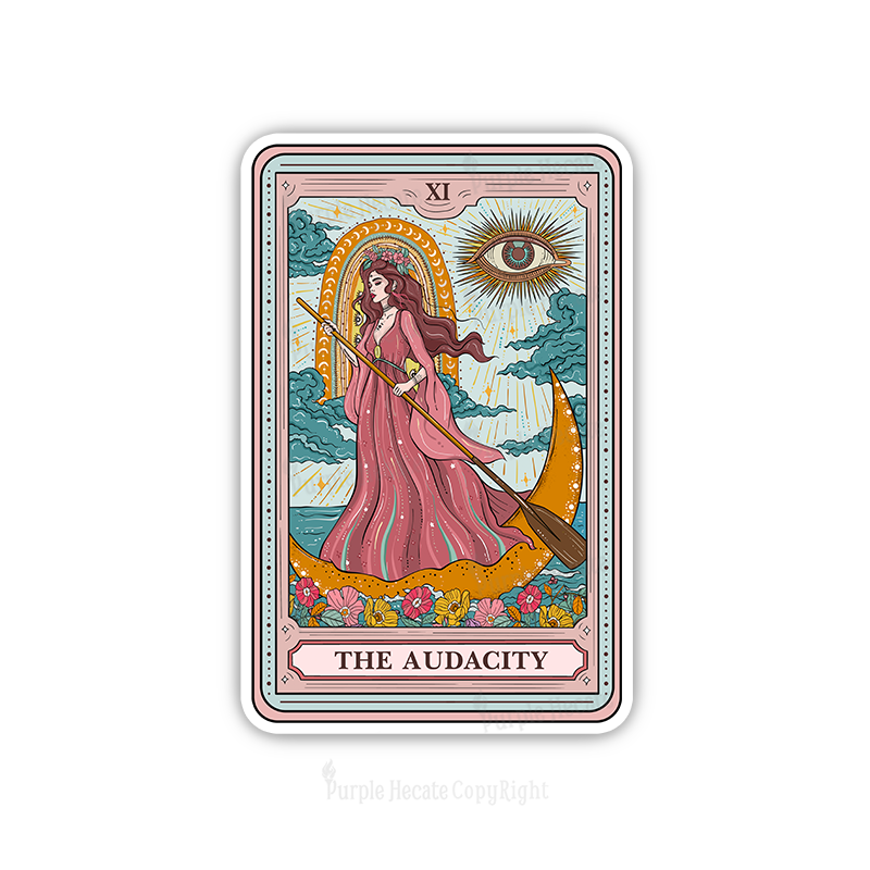Purplehecate The Audacity Goddess Tarot Sticker
