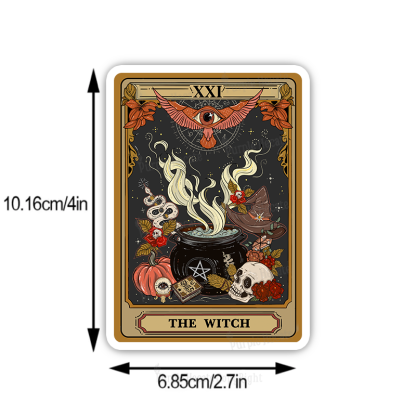 Purplehecate The Witch Magical Tarot Sticker