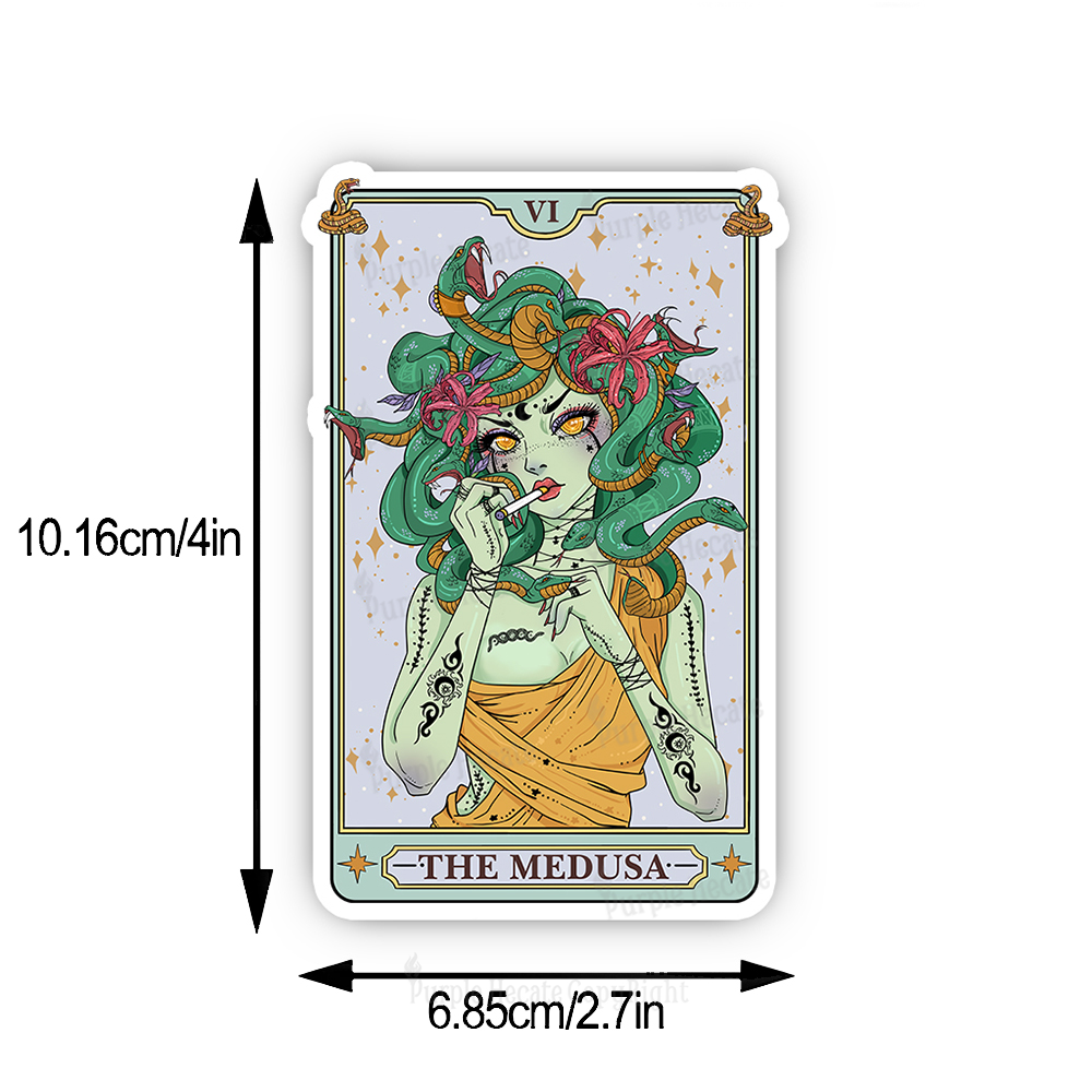 Purplehecate The Medusa Tarot Sticker