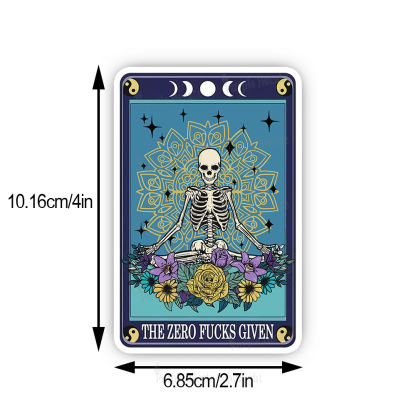 Purplehecate The Zero Fucks Given Tarot Sticker