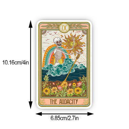 Purplehecate The Audacity Tarot Card Sticker