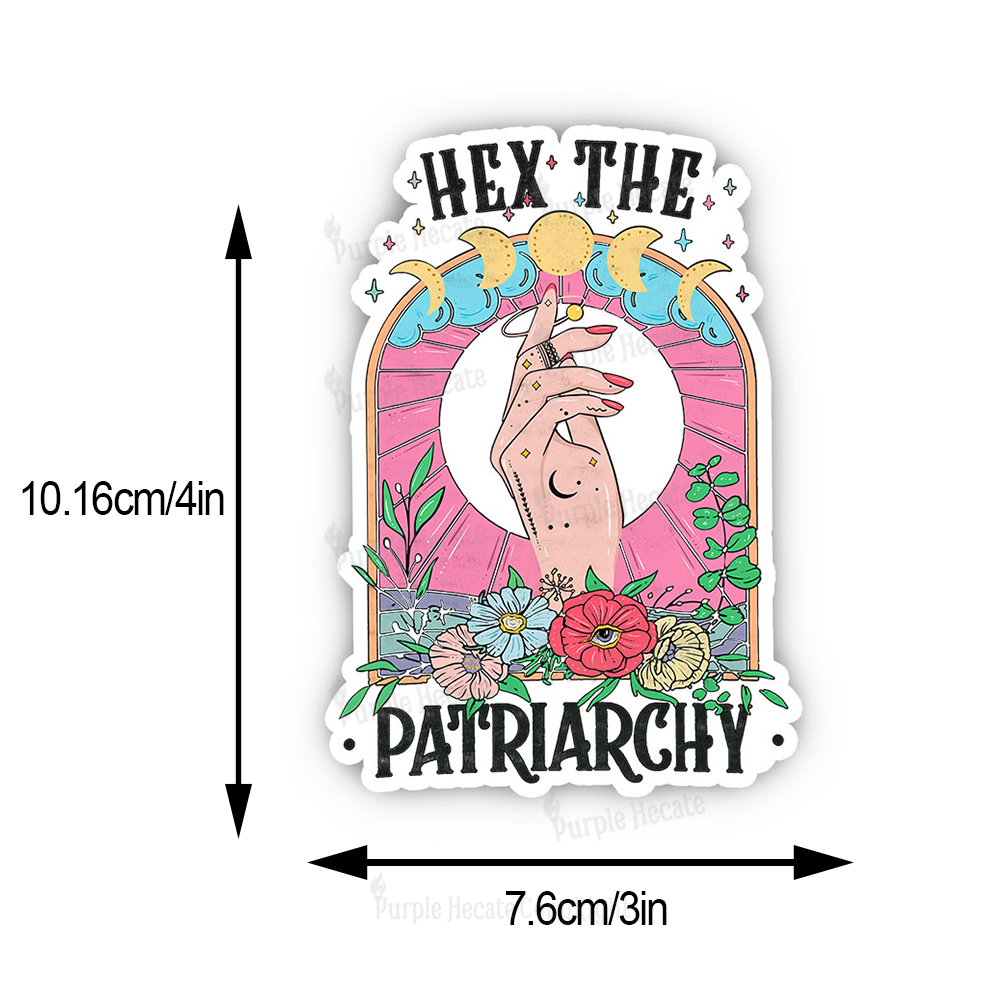 Purplehecate Hex The Patriarchy Sticker
