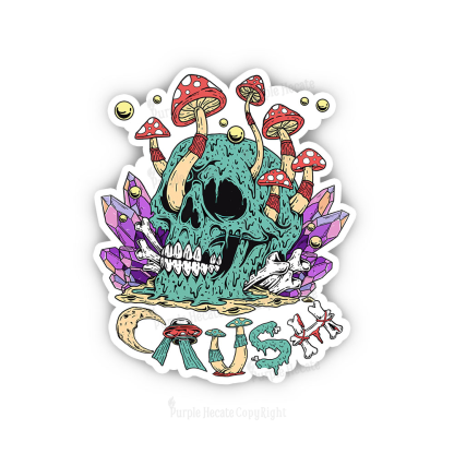 Purplehecate Magic Skeleton Sticker