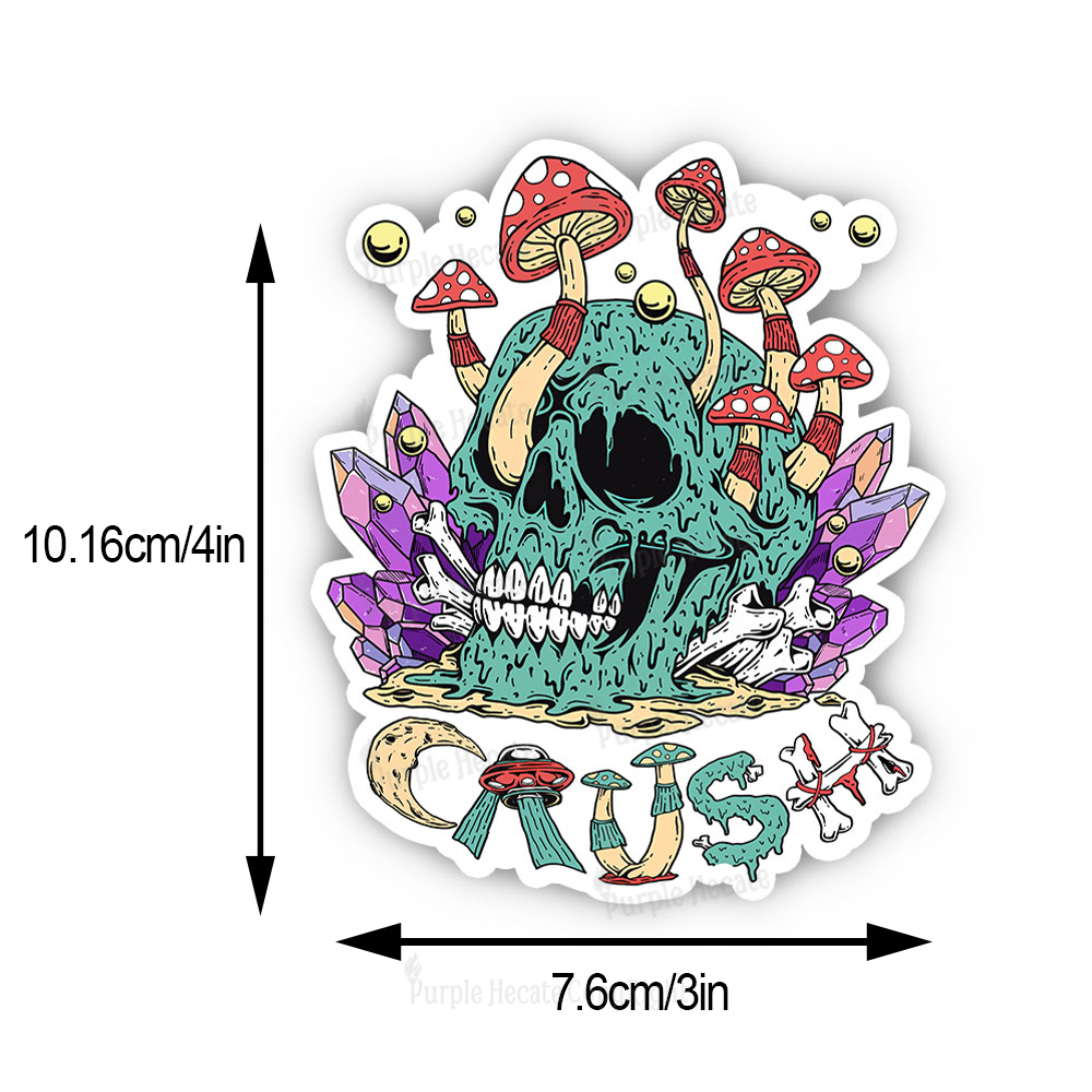 Purplehecate Magic Skeleton Sticker