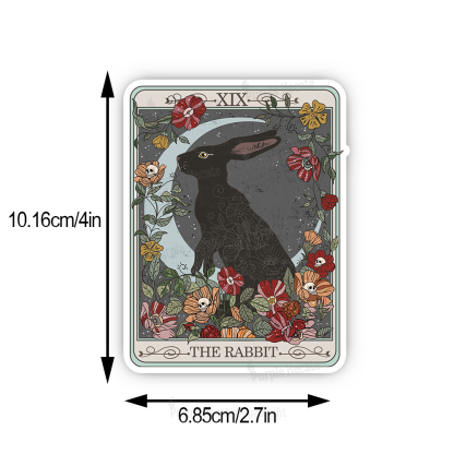 Purplehecate The Rabbit Tarot Sticker