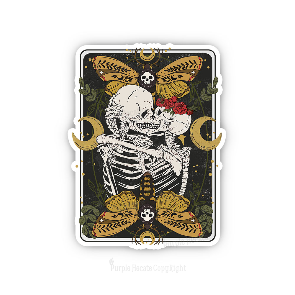 Purplehecate Deathless Moonlit Love Sticker