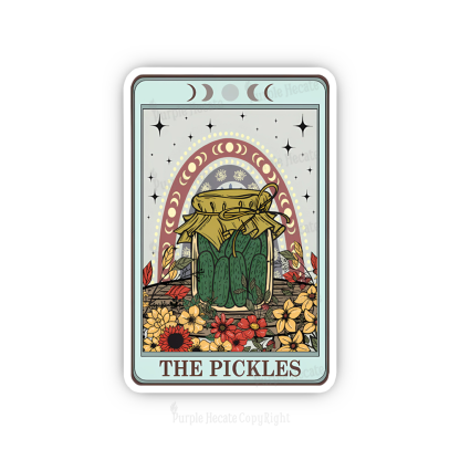 Purplehecate The Pickles Tarot Sticker