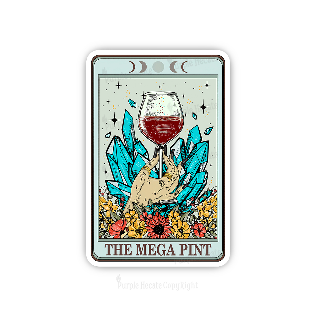 Purplehecate The Mega Pint Tarot Sticker