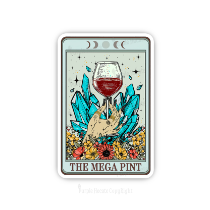 Purplehecate The Mega Pint Tarot Sticker