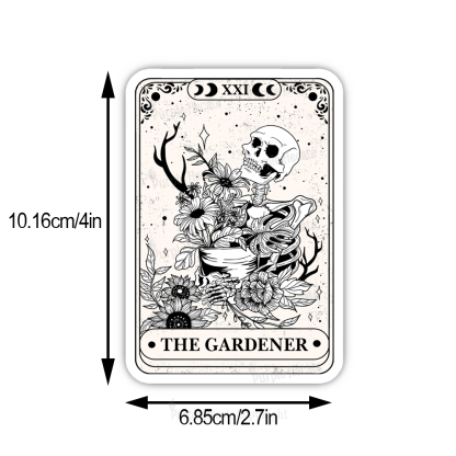 Purplehecate The Gardener Tarot Sticker
