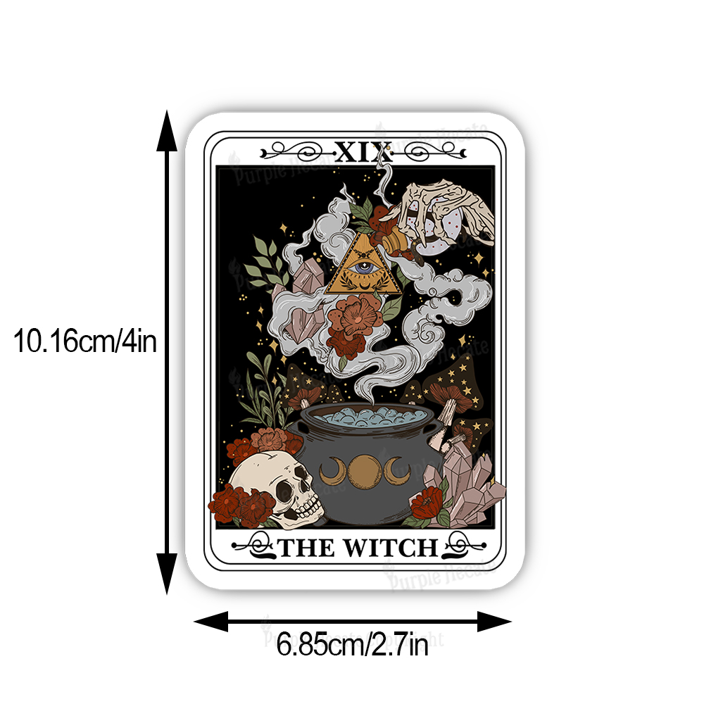Purplehecate The Witch Tarot Sticker