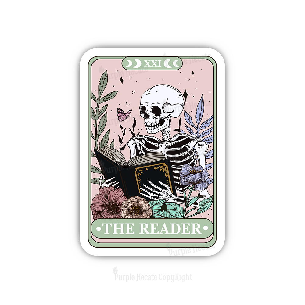 Purplehecate The Reader's Tarot Sticker