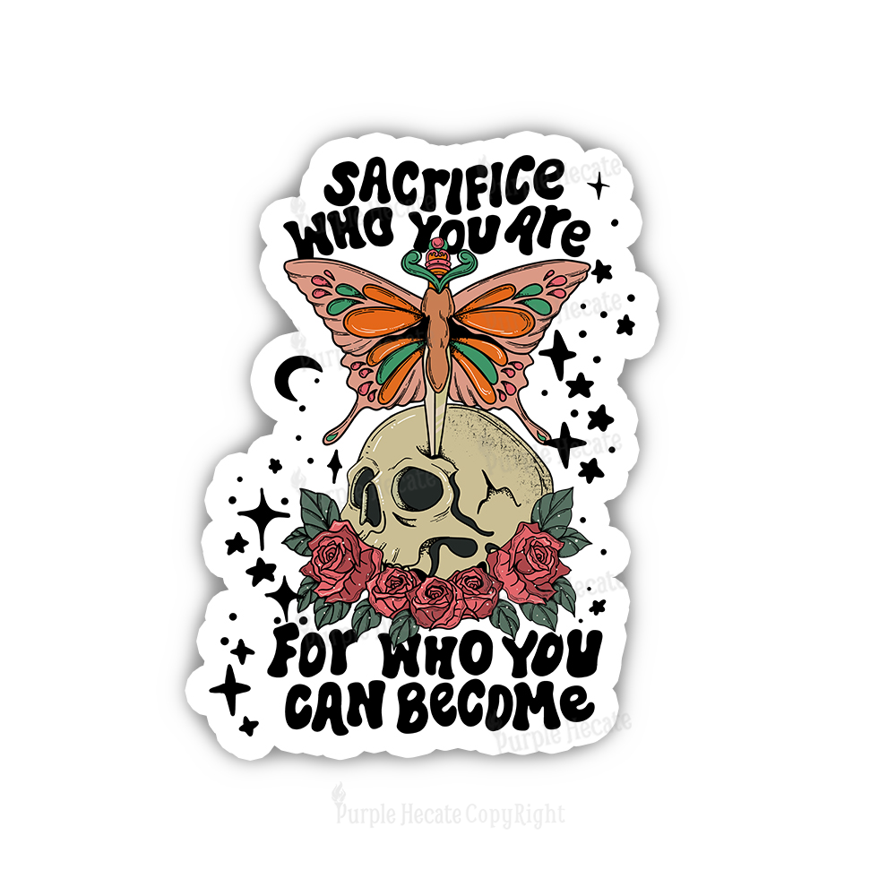 Purplehecate For Who You Can Become Sticker