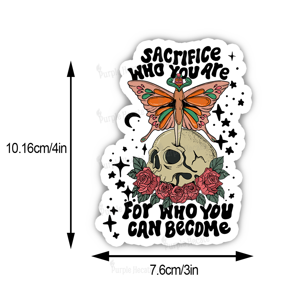 Purplehecate For Who You Can Become Sticker