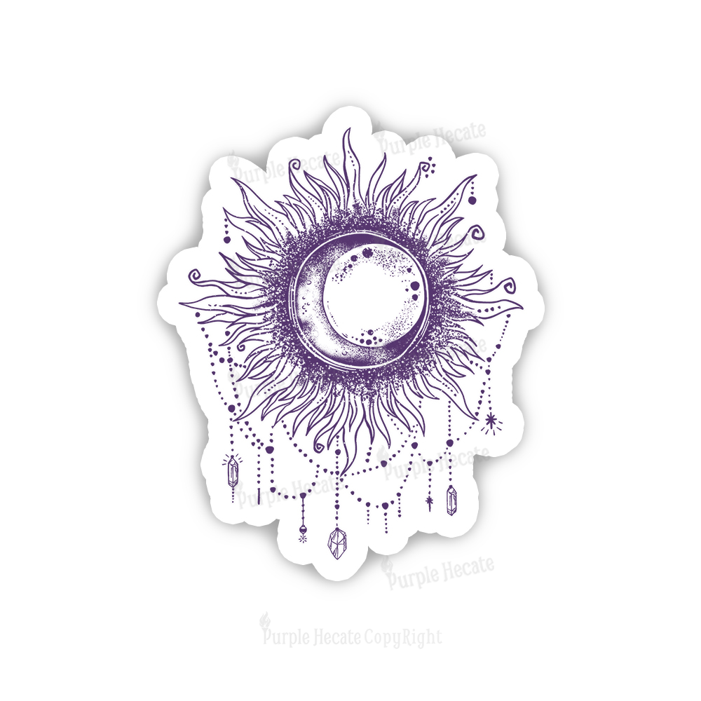 Purplehecate Starry Eye Sticker