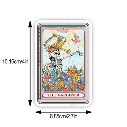 Purplehecate The Gardener Tarot Sticker