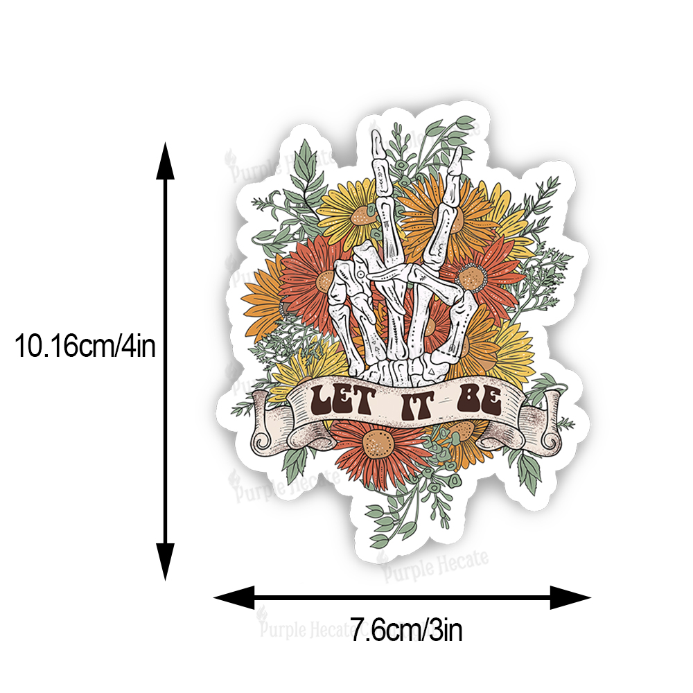 Purplehecate Letting Go Bravely Sticker