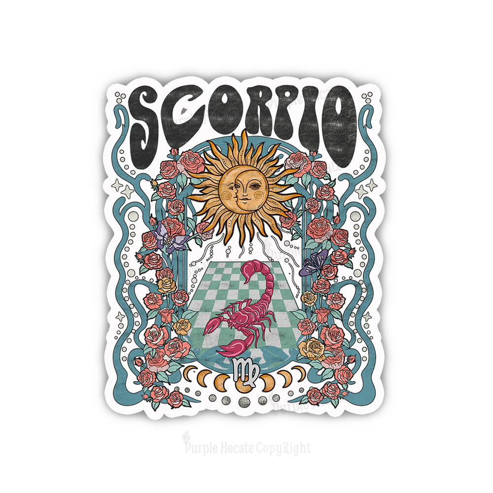 Purplehecate Scorpio Spirit Zodiac Sticker