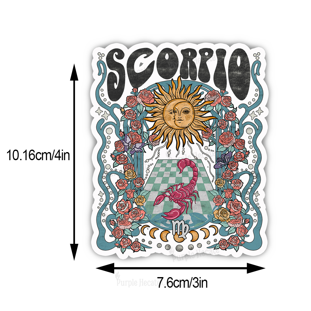 Purplehecate Scorpio Spirit Zodiac Sticker