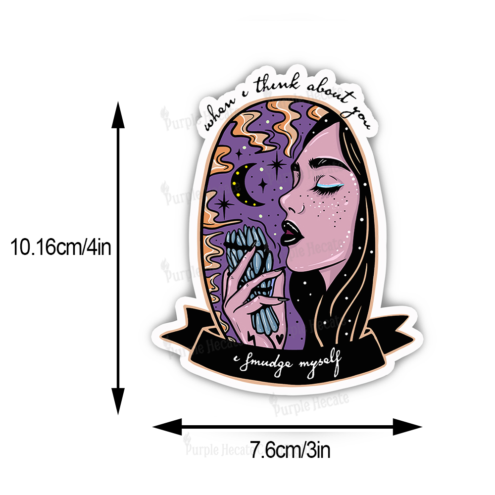 Purplehecate When I Think About You Sticker