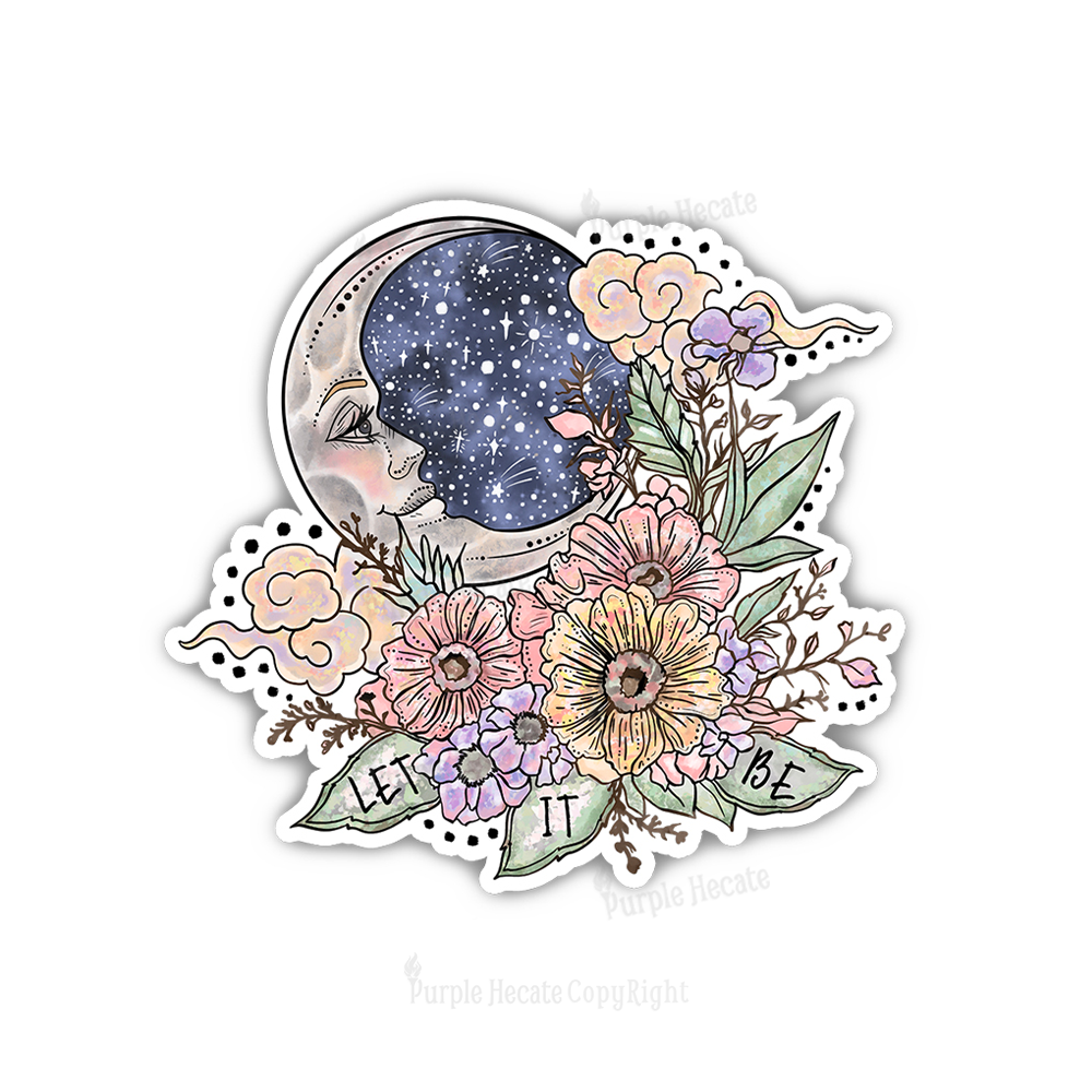Purplehecate Let It Be Sticker