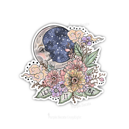 Purplehecate Let It Be Sticker