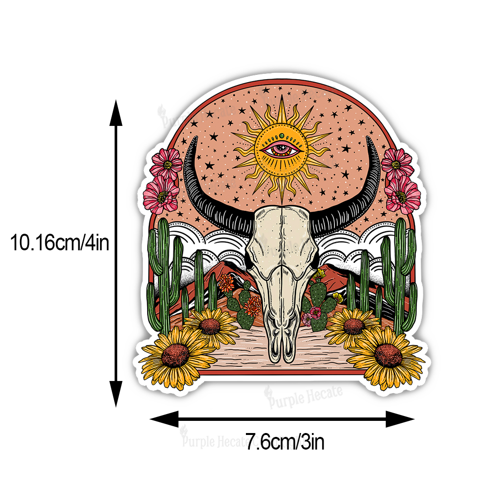 Purplehecate Desert Bloom Sticker