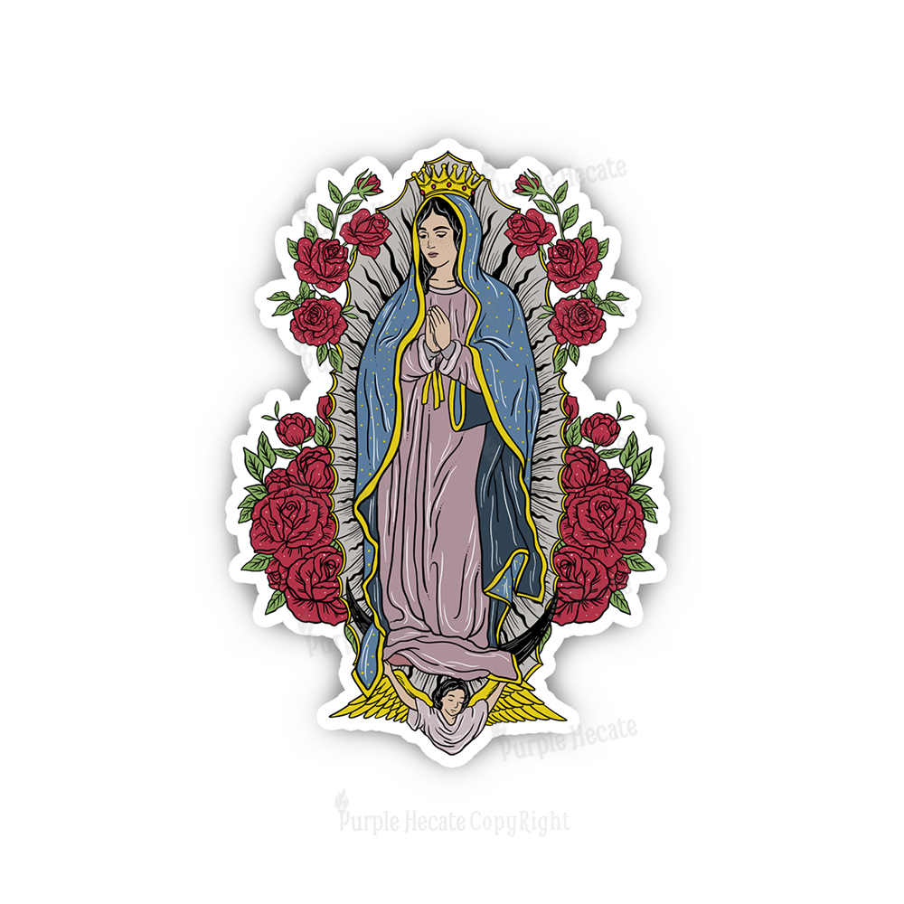 Purplehecate Mother Mary Sticker