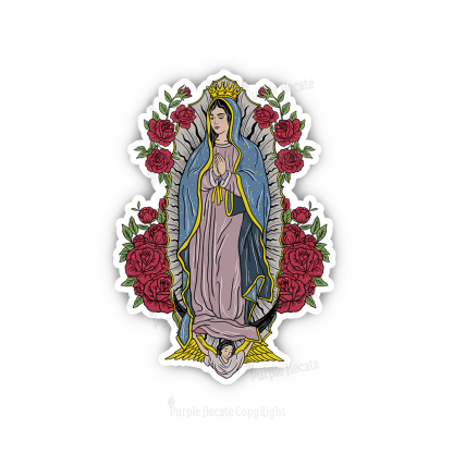 Purplehecate Mother Mary Sticker