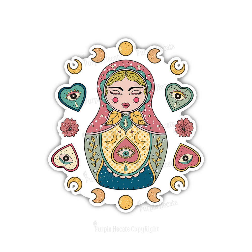Purplehecate Nesting Doll Sticker