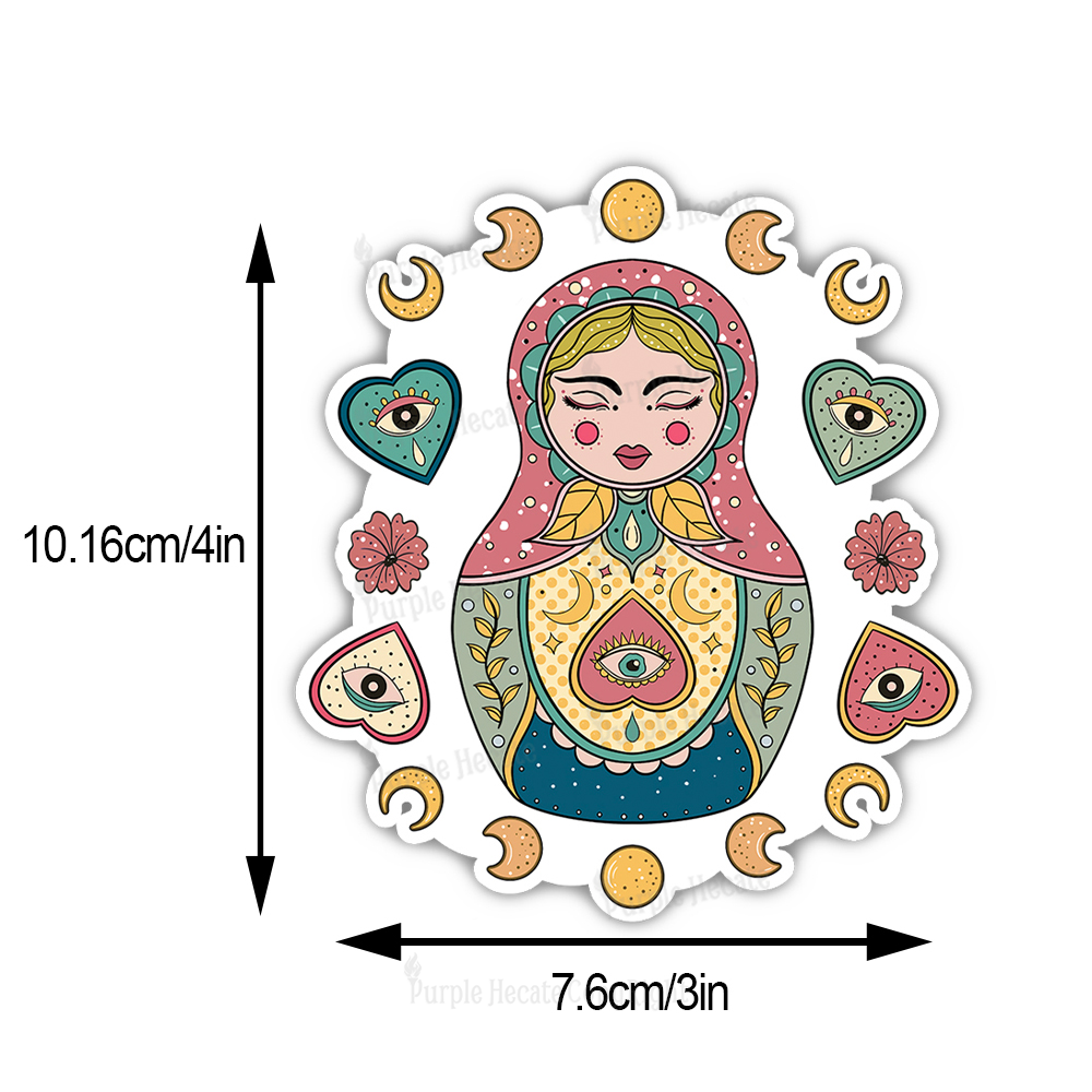 Purplehecate Nesting Doll Sticker