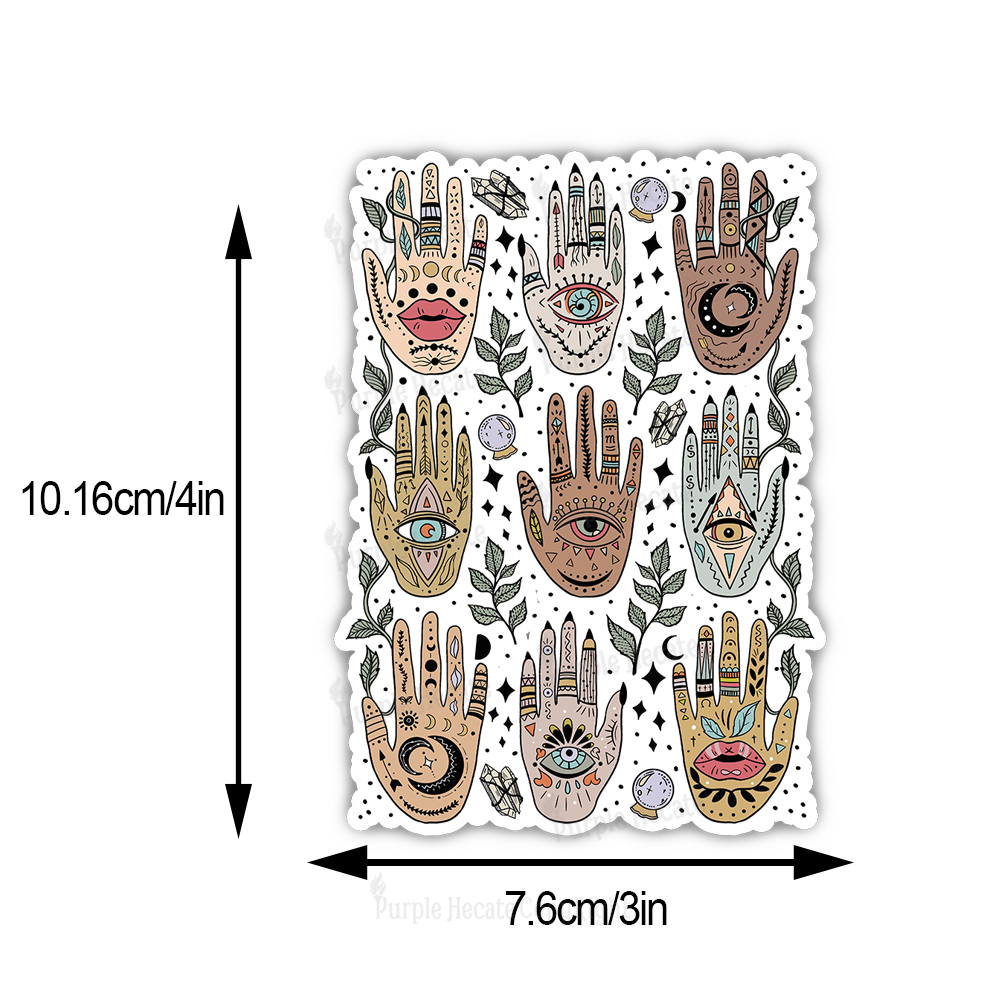 Purplehecate Helping Hands Sticker