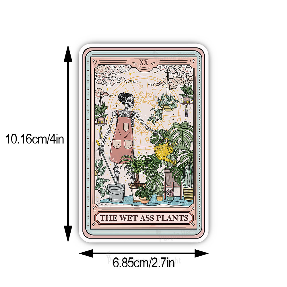 Purplehecate The Wet Ass Plants Tarot Sticker