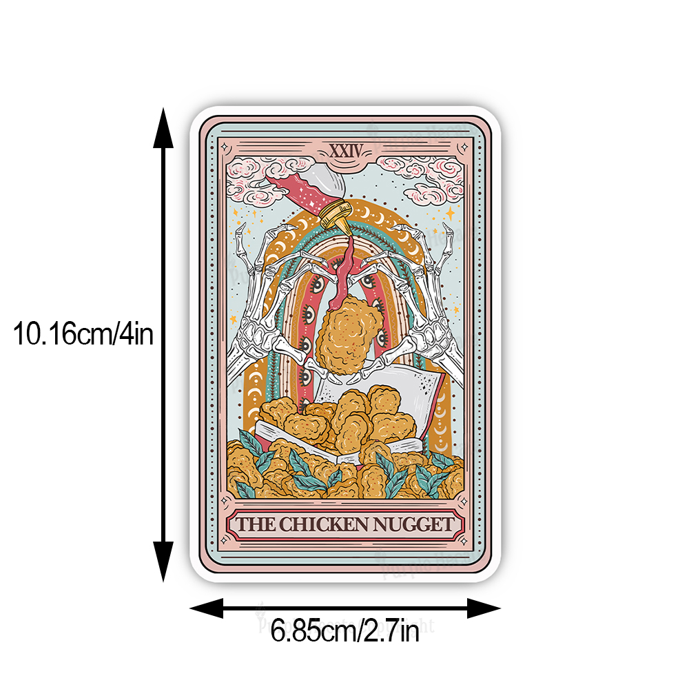 Purplehecate The Chicken Nugget Tarot Sticker