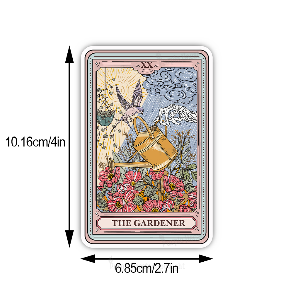 Purplehecate The Gardener Tarot Sticker