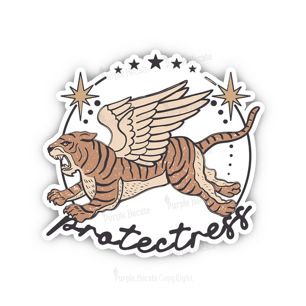 Purplehecate Protectress Sticker