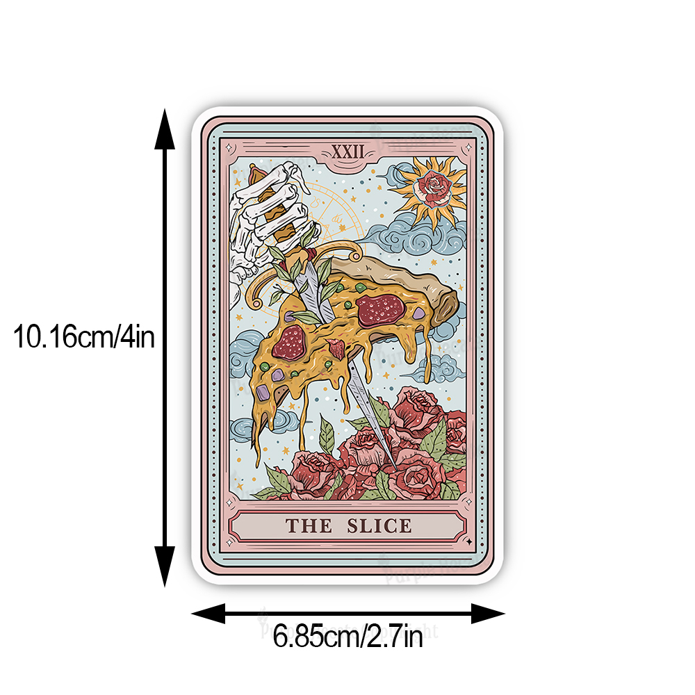 Purplehecate The Slice Tarot Sticker