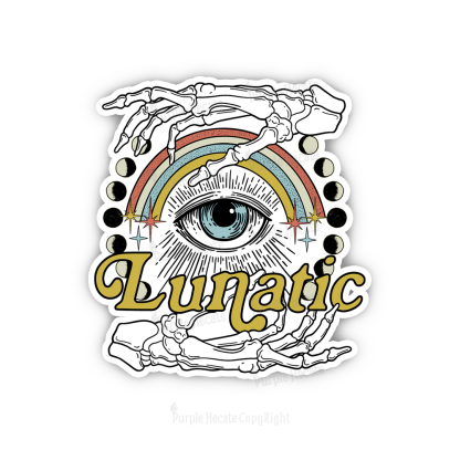 Purplehecate Lunatic Sticker