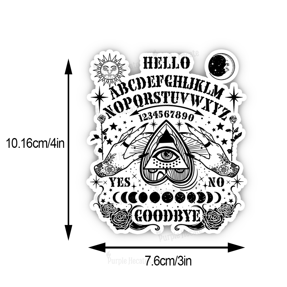 Purplehecate Hello Goodbye Sticker