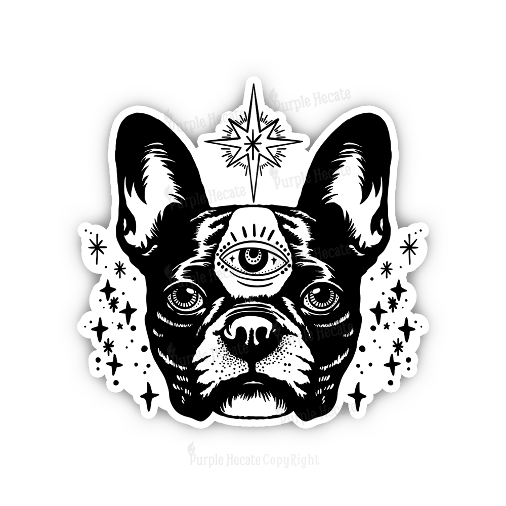 Purplehecate Like A Boss  Washed Sticker