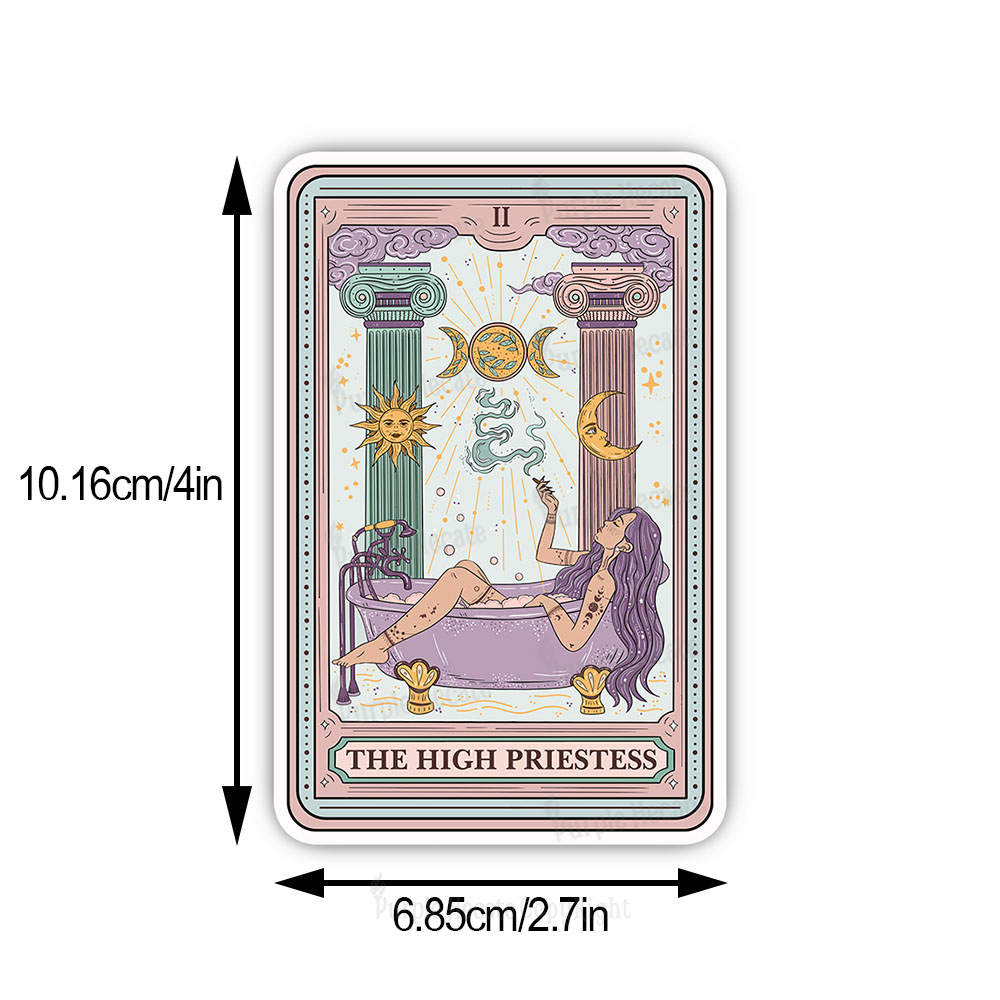 Purplehecate The High Priestess Tarot Sticker