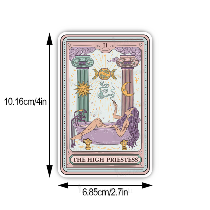 Purplehecate The High Priestess Tarot Sticker