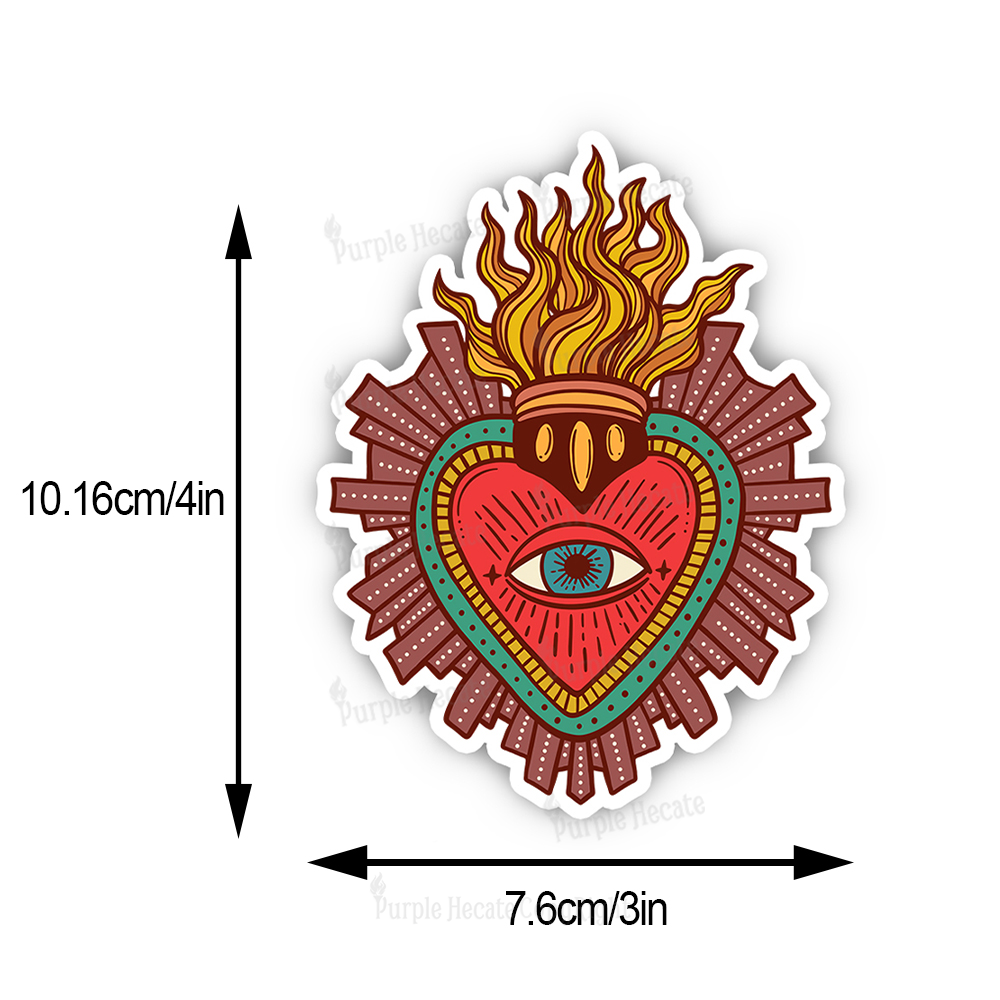 Purplehecate Sacred Heart Sticker