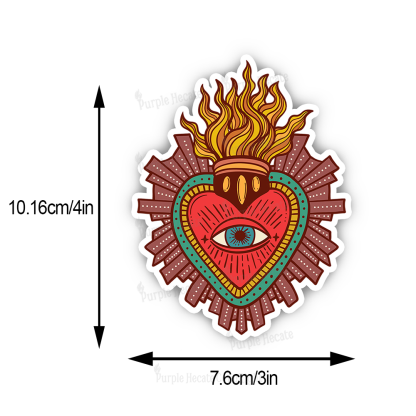 Purplehecate Sacred Heart Sticker