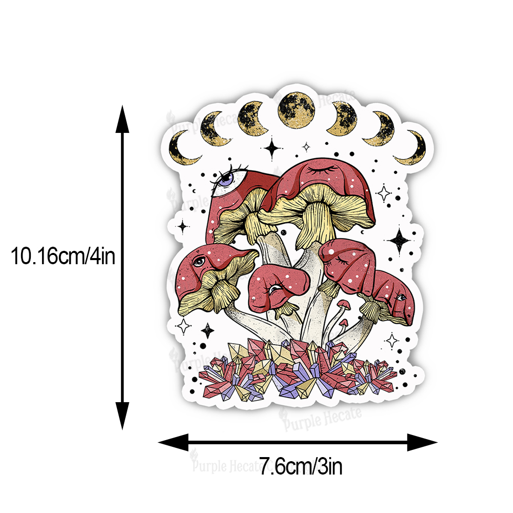 Purplehecate Magic Mushroom Sticker