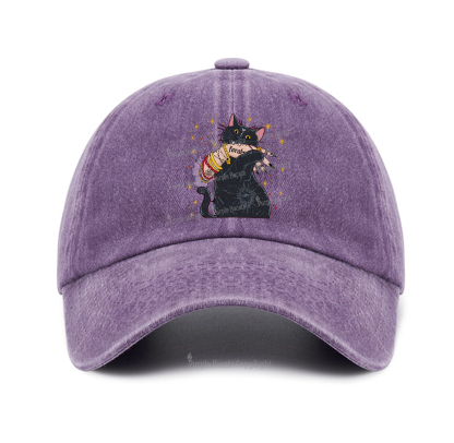 Purplehecate Feral Cat Baseball Cap