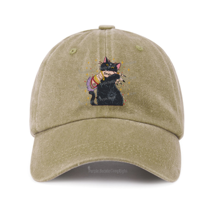 Purplehecate Feral Cat Baseball Cap